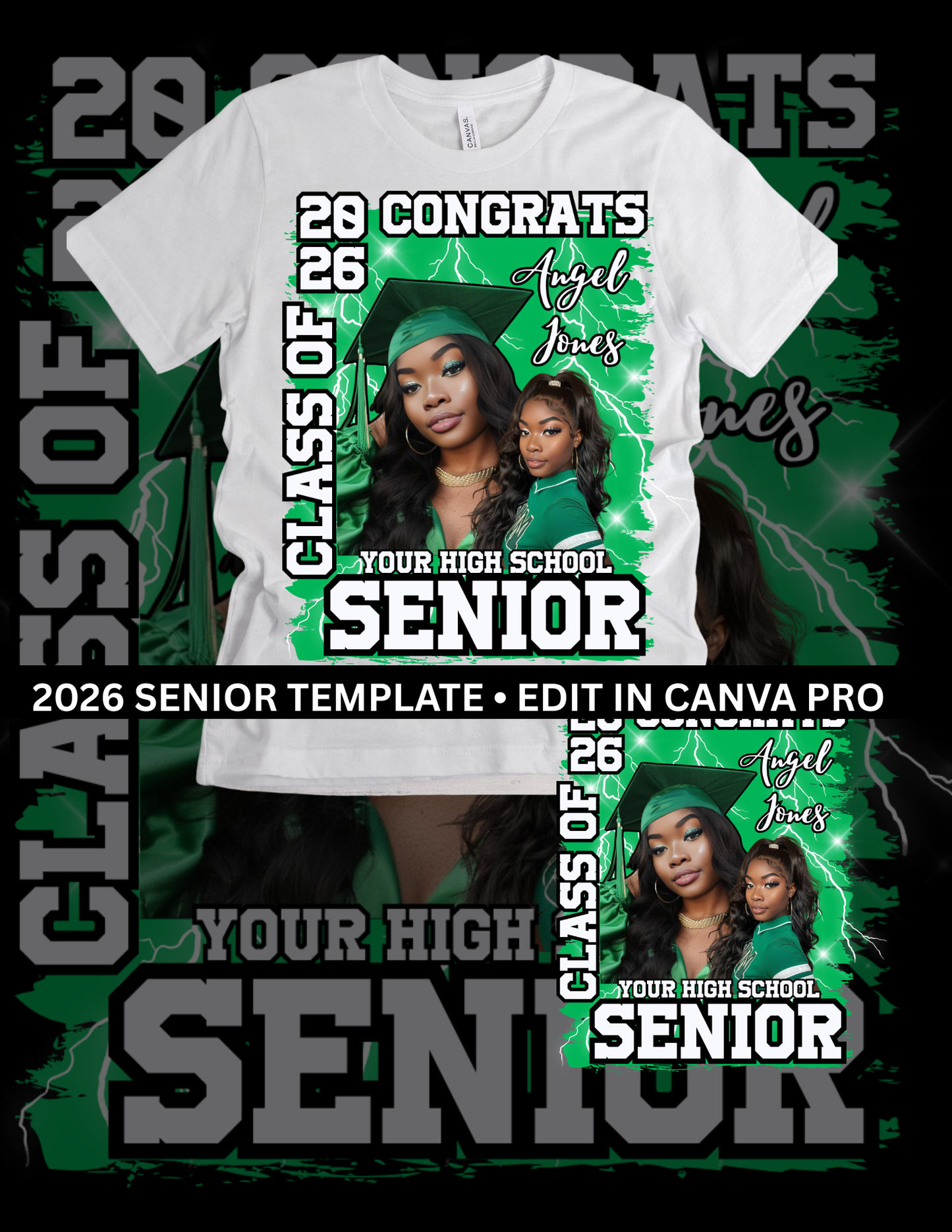 Congrats Senior 2026 T-Shirt Template