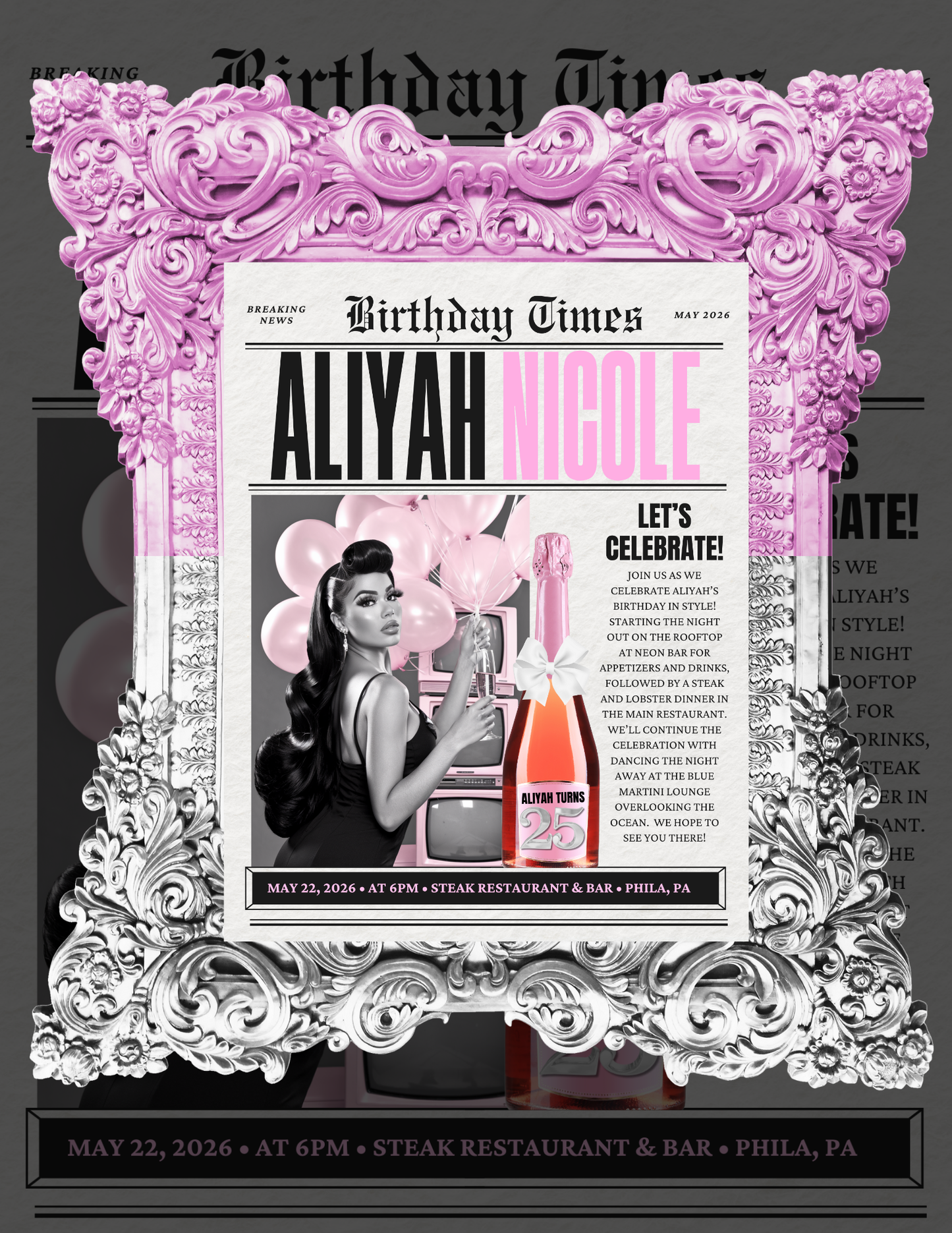 Birthday Newspaper Template