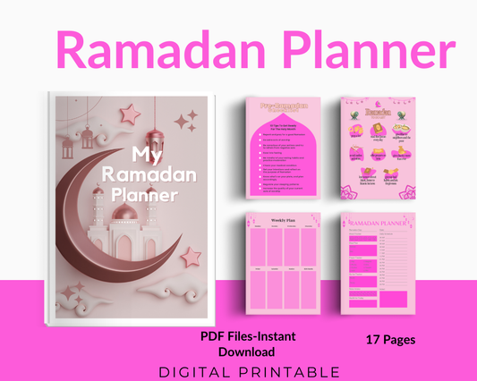 Ramadan Digital Planner (13 Pages) – Digital & Printable