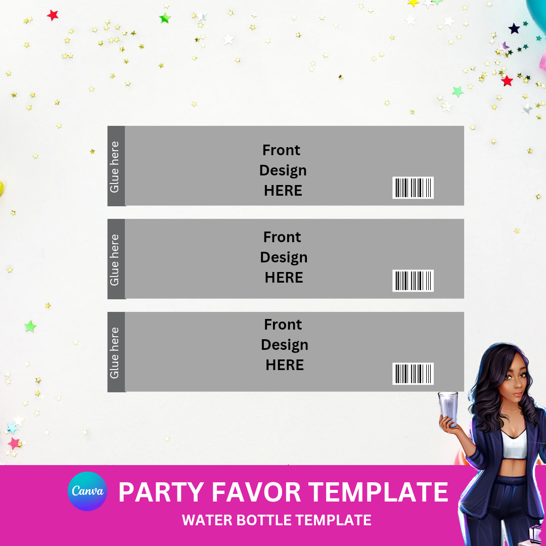 WATER BOTTLE LABEL TEMPLATE