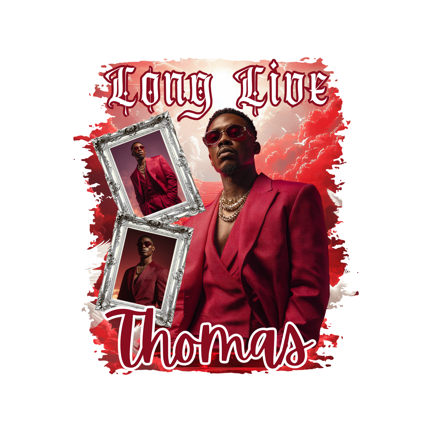 10 Memorial “Live Long” T-Shirt Bundle (Canva Pro Required) | Digital Download