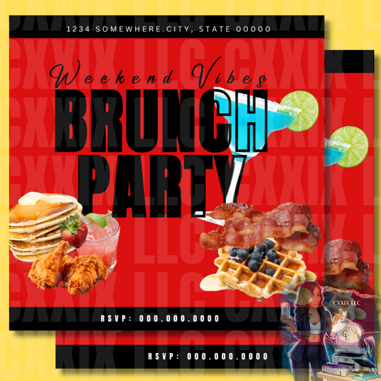 Brunch Flyer (Editable)