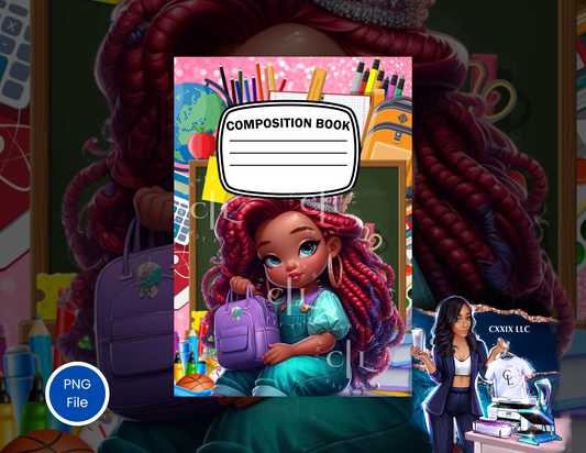 Notebook Goals – School Girl Edition PNG