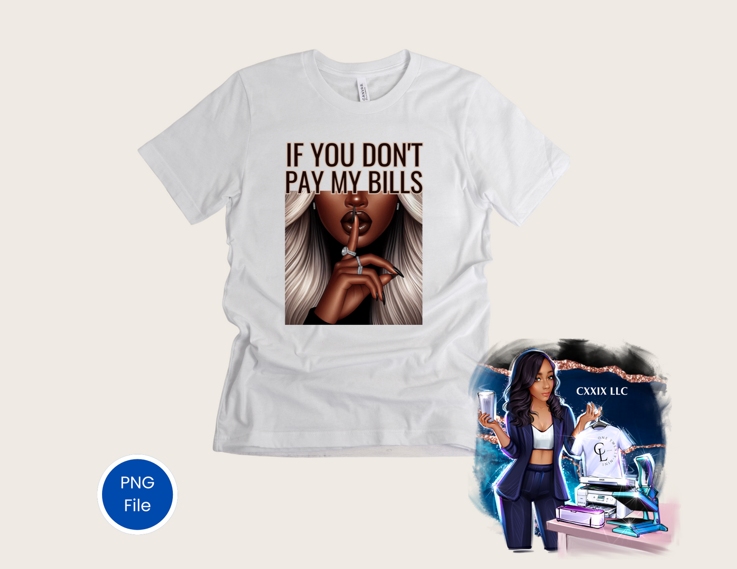 “If You Don’t Pay My Bills” – Sassy Girl Shhh Pose