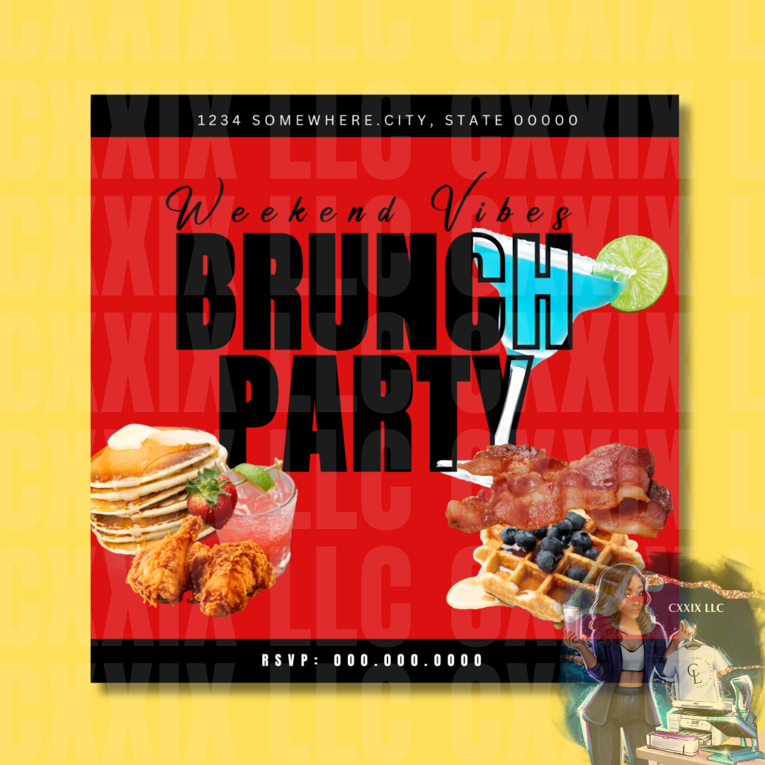 Brunch Flyer (Editable)