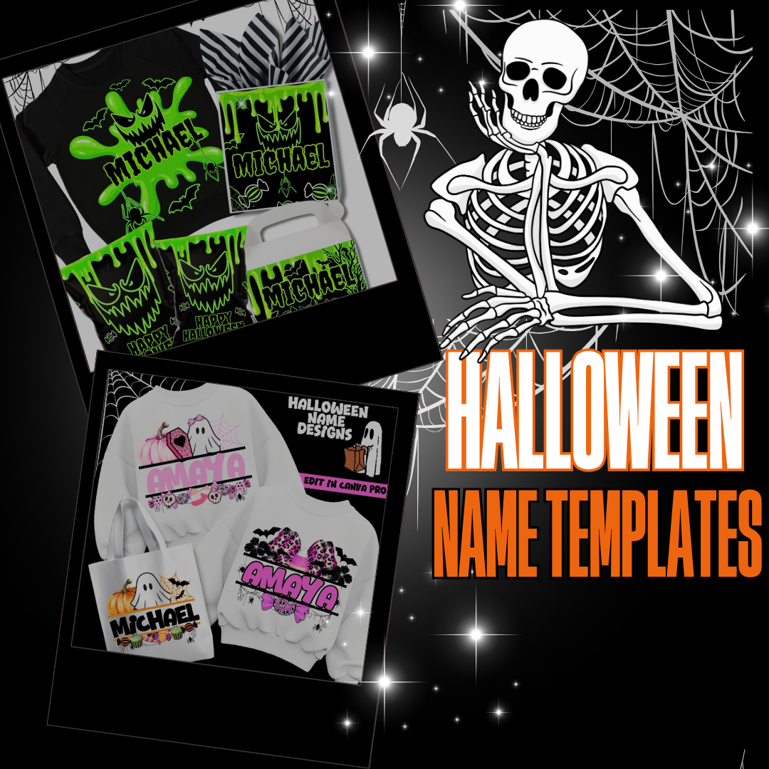 Halloween Name Templates