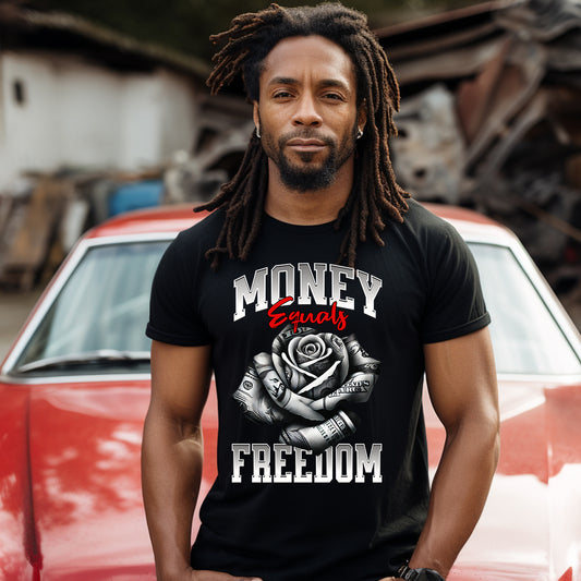 Money Freedom PNG Designs (Set of 2) - Empowering Graphics for Financial Independence Projects