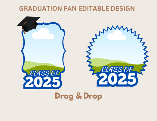 Class of 2025 Graduation Canva Templates (Set of 2) – Easy-to-Edit Designs