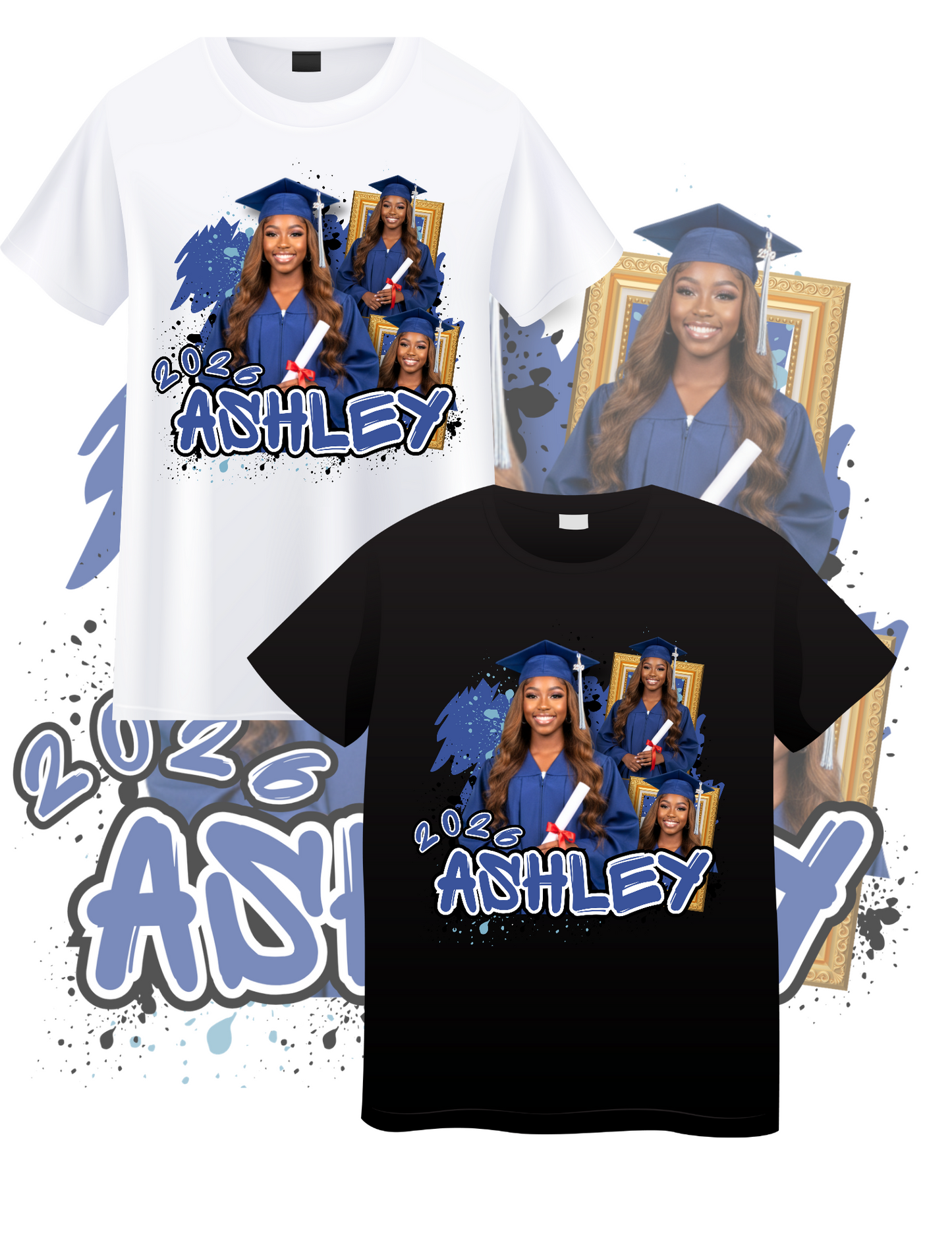 Senior 2026 Blue Graduation Design Template