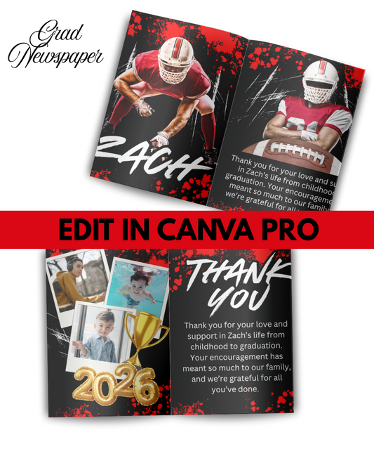 Graduation Brochure Template