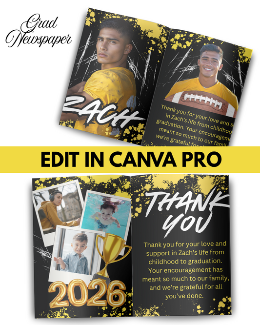 Graduation Brochure Template – Class of 2026