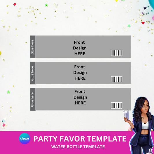 WATER BOTTLE LABEL TEMPLATE