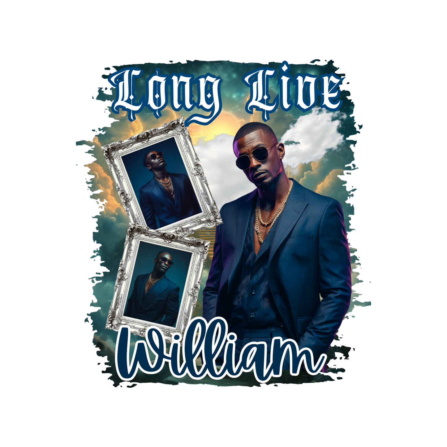 10 Memorial “Live Long” T-Shirt Bundle (Canva Pro Required) | Digital Download