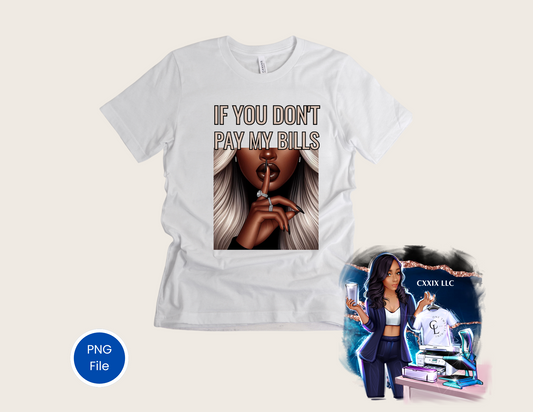 “If You Don’t Pay My Bills” – Sassy Girl Shhh Pose