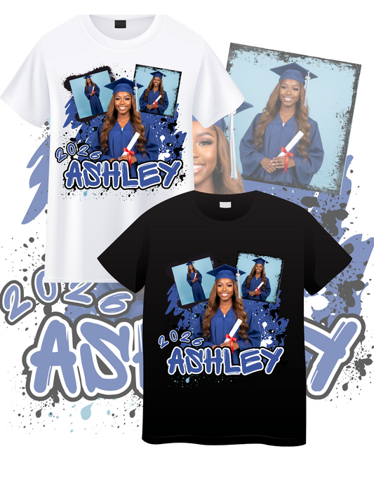 Class of 2026 Blue Graduation Graphic Design Template