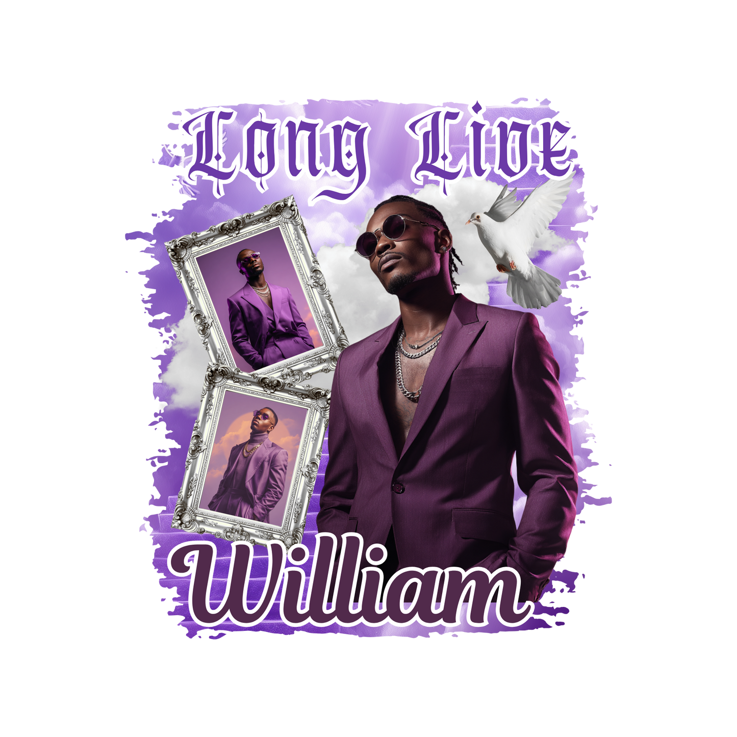 10 Memorial “Live Long” T-Shirt Bundle (Canva Pro Required) | Digital Download
