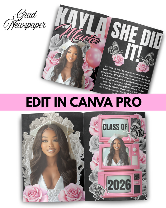 Graduation Brochure Template – Class of 2026