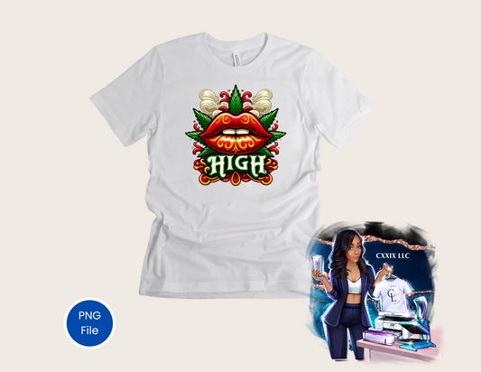 “High Lips PNG” – Glossy Edition