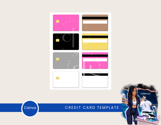 Credit Card Template & Mock Up