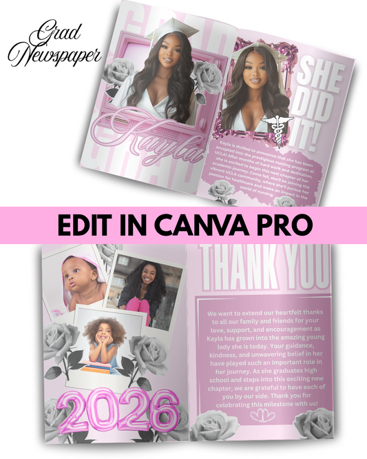 Graduation Brochure Template – Class of 2026